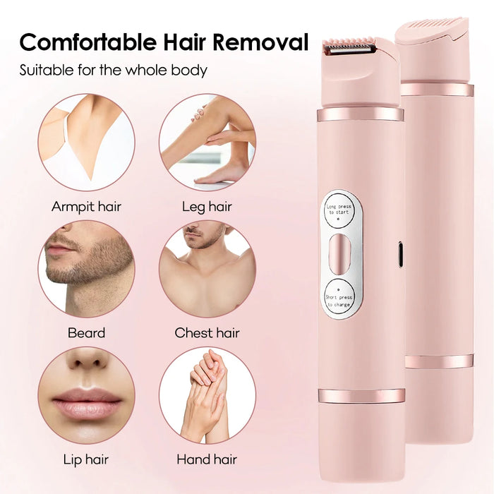 2-in-1 Women's Electric Hair Remover & Bikini Trimmer