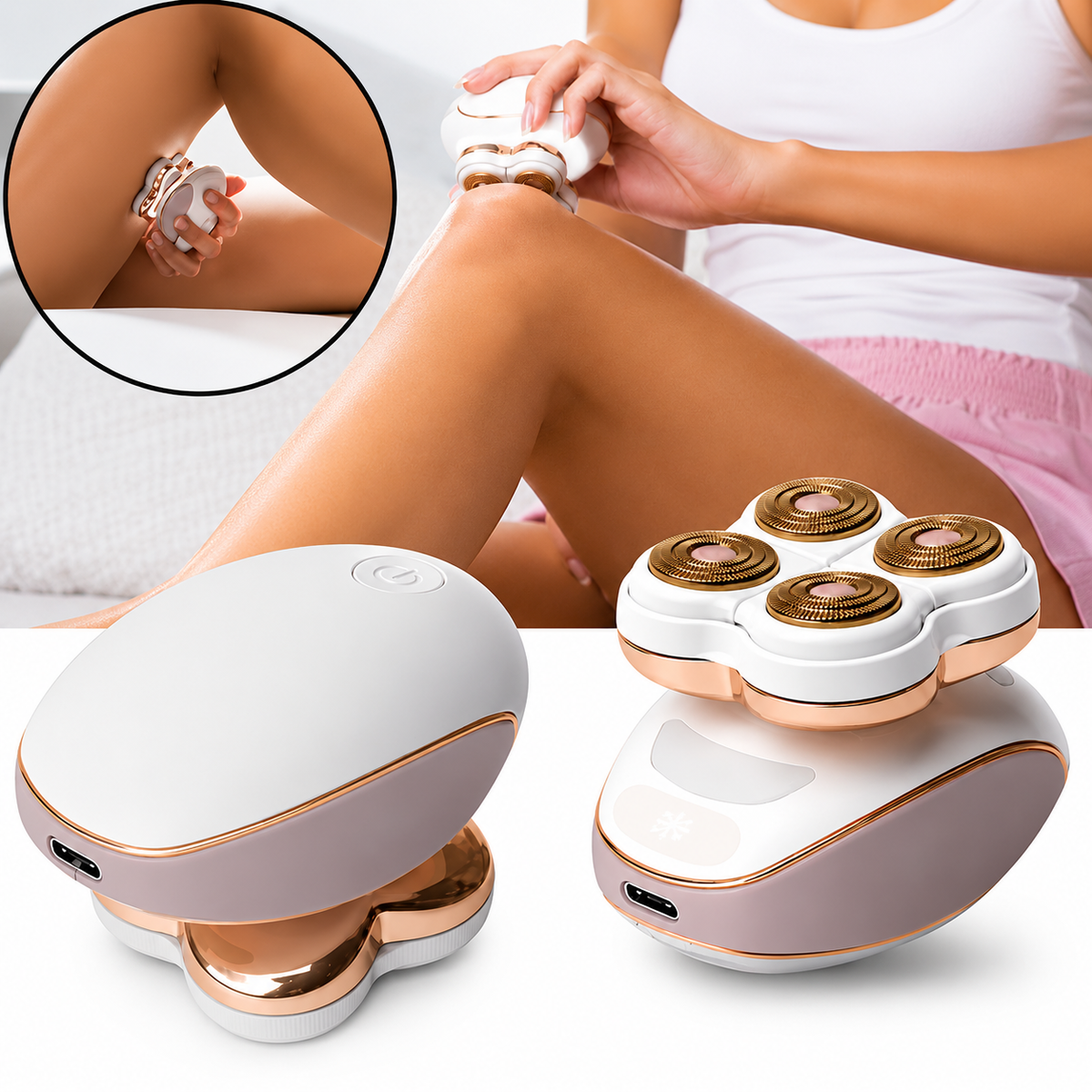 4-in-1 Electric Body Shaver for Men & Women