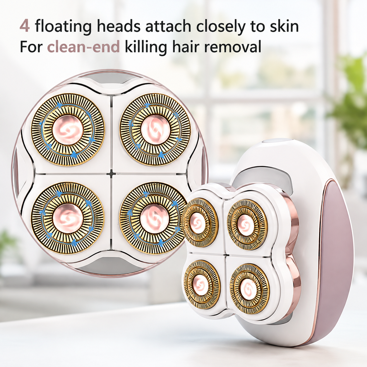 4-in-1 Electric Body Shaver for Men & Women