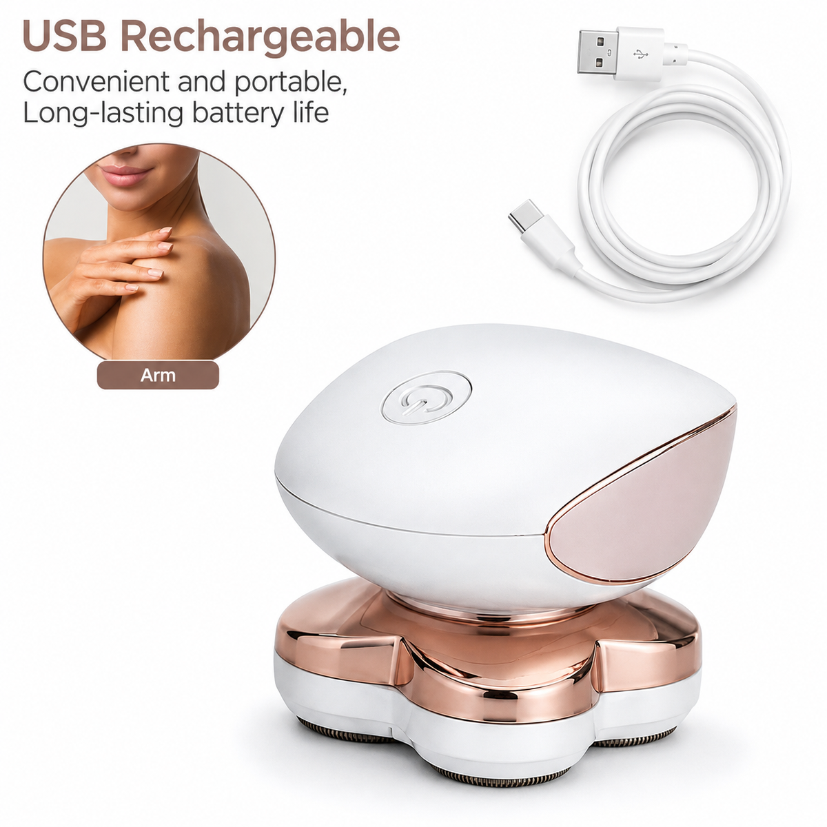 4-in-1 Electric Body Shaver for Men & Women